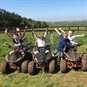 Exclusive Junior Quads Milton Keynes (Ages 6+) Hands in the air sitting on quads